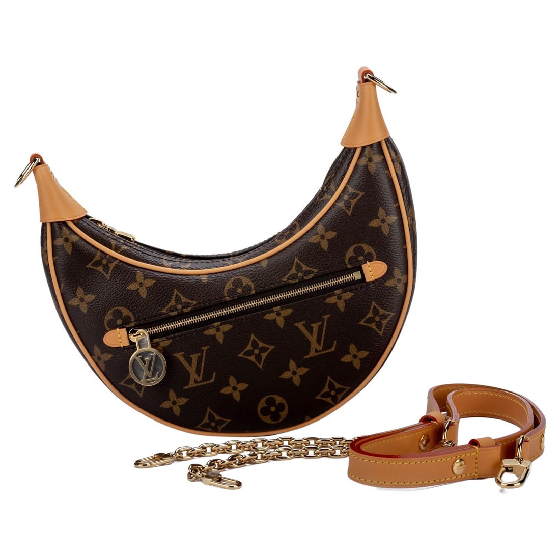 Louis Vuitton Loop Monogram Bag New from Cruise 2022 Collection: Louis Vuitton Loop Monogram Bag New from Cruise 2022 Collection Introducing the Louis Vuitton Loop Monogram Bag, a stylish and compact handbag designed by Nicolas Ghesquiere for the Cruise 2022 Collec