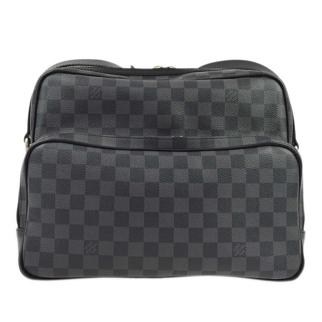 Louis Vuitton Io Damier Graphite Shoulder Bag N45252 Black Leather Crossbody: Louis Vuitton Io Damier Graphite Shoulder Bag N45252 Black Leather Crossbody Introducing the Louis Vuitton Damier Graphite Io Shoulder Bag, a stylish and functional accessory crafted from premium Dami