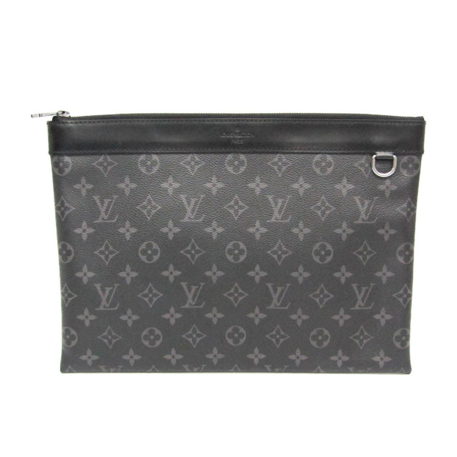 Louis Vuitton Discovery Black Canvas Bag for Men: Louis Vuitton Discovery Black Canvas Bag for Men The Louis Vuitton Discovery is a men's bag crafted from black canvas, offering a sleek and functional accessory. Made in France, this bag features dime