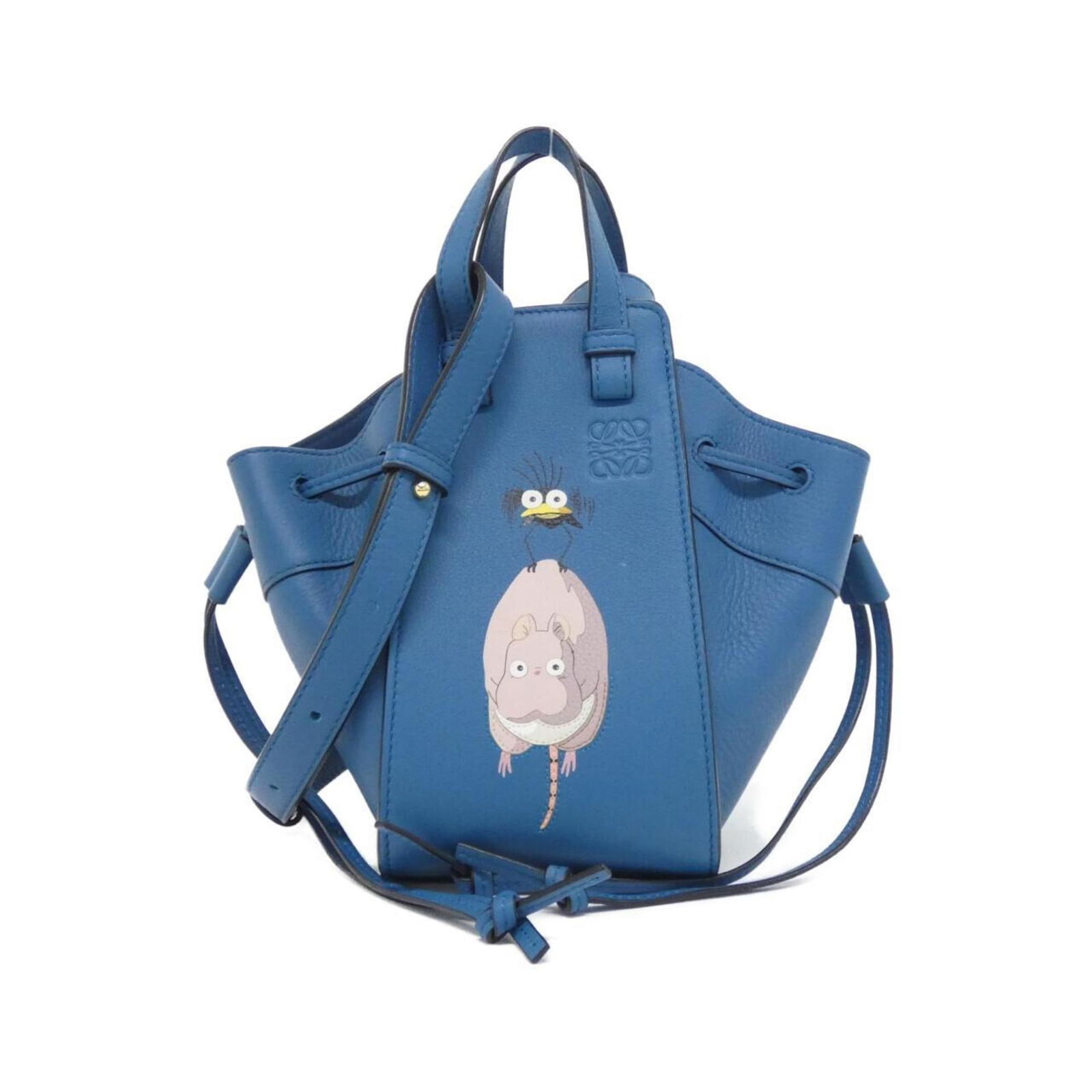 Loewe Hammock Blue Leather Shoulder Bag from Spain (1 of 1)
