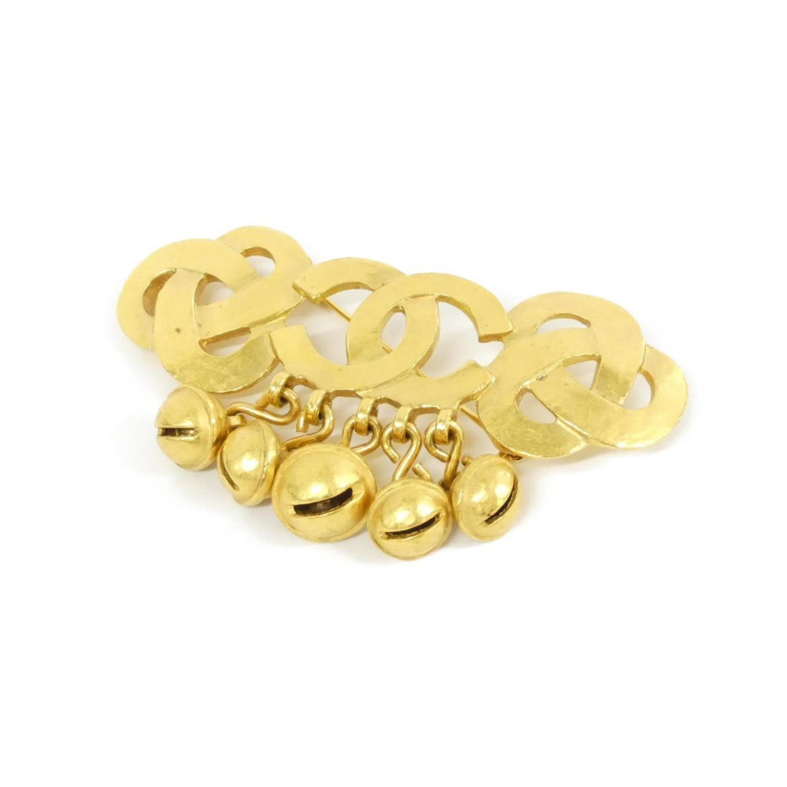 Gold Plated Brooch by Chanel French Designer Jewelry Accessory (1 of 1)