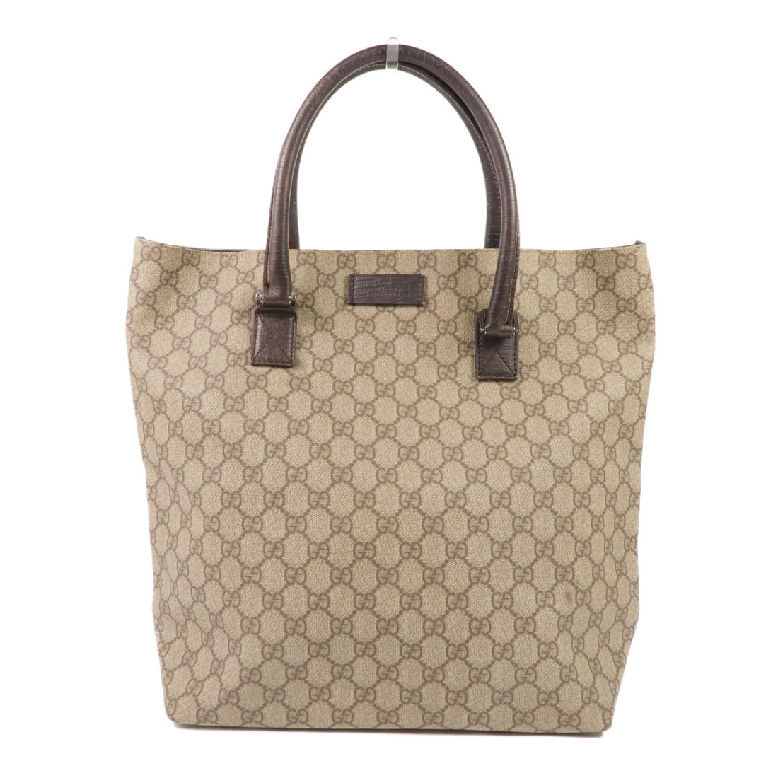 GUCCI GG SHW Supreme Tote Bag Coated Canvas Brown 131220 (1 of 17)