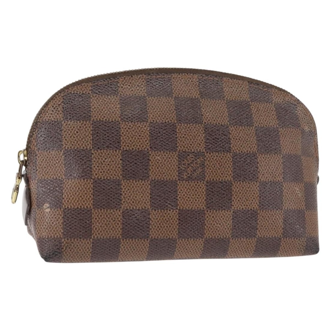 LOUIS VUITTON Damier Ebene Pochette Cosmetic Pouch N47516 Spain Authentic (1 of 18)