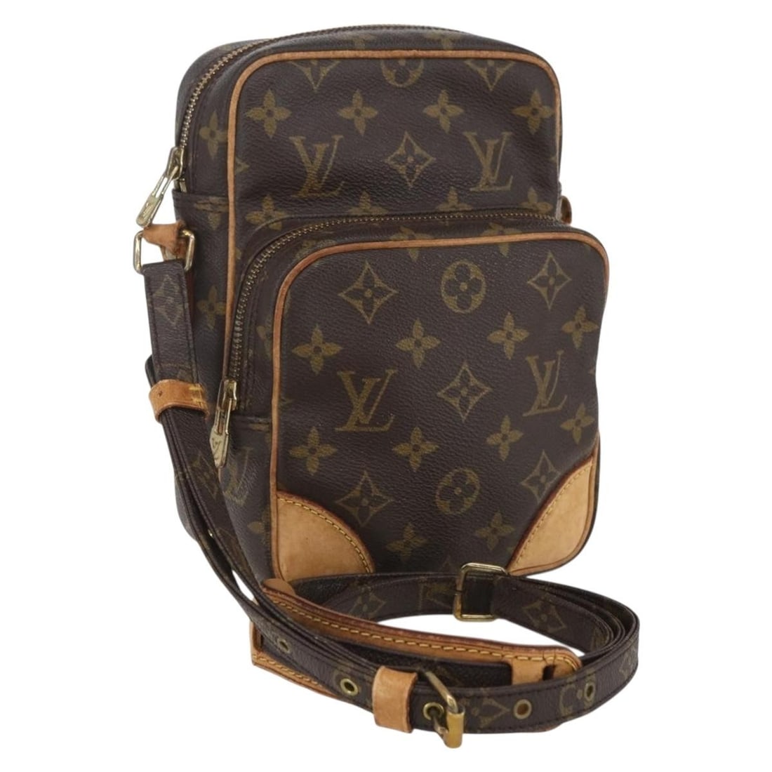 LOUIS VUITTON Monogram Amazon Shoulder Bag M45236 Auth France (1 of 18)