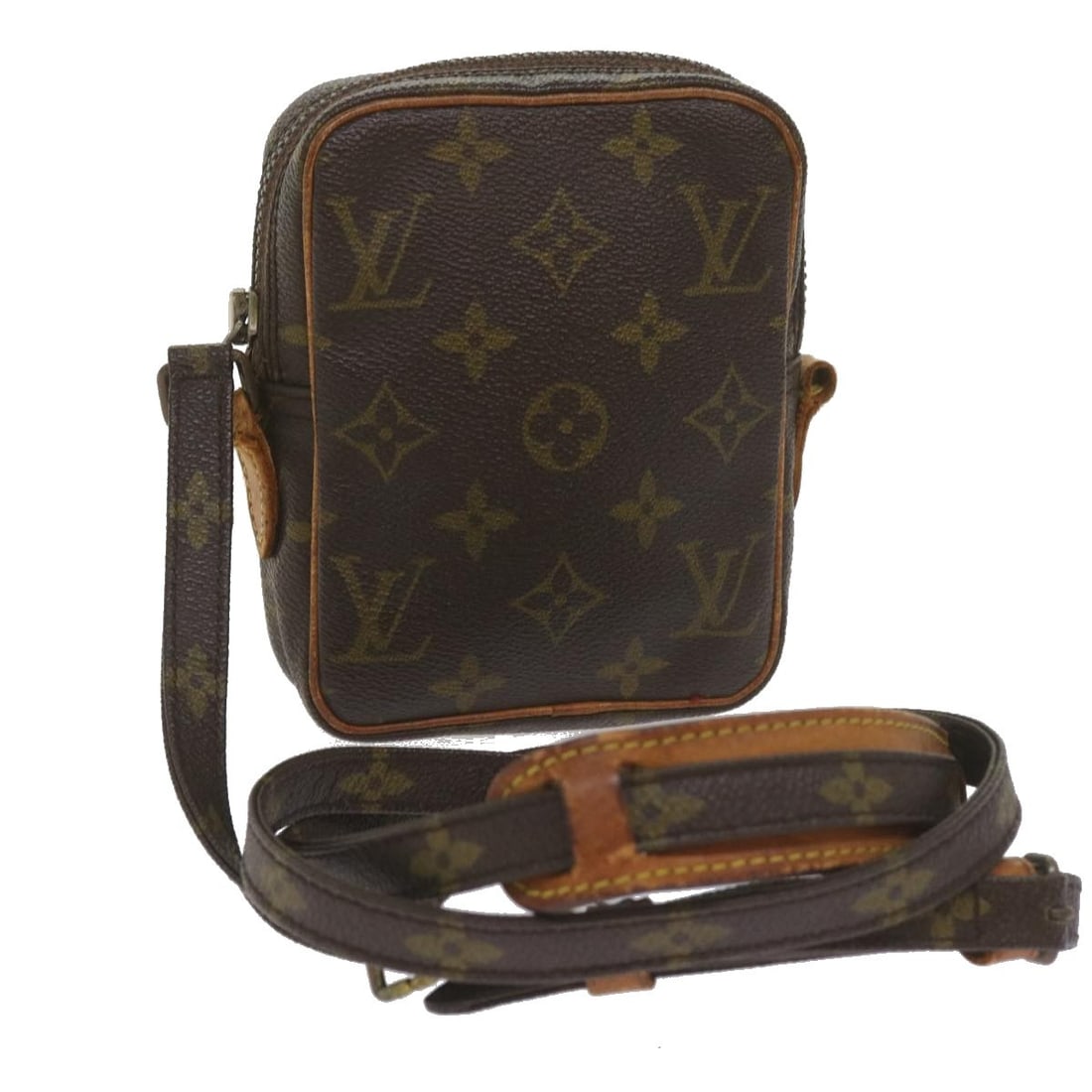 LOUIS VUITTON Monogram Mini Danube Shoulder Bag M45268 Auth: LOUIS VUITTON Monogram Mini Danube Shoulder Bag M45268 Auth The LOUIS VUITTON Monogram Mini Danube Shoulder Bag is an iconic and stylish accessory crafted from durable Monogram Canvas. This shoulder b