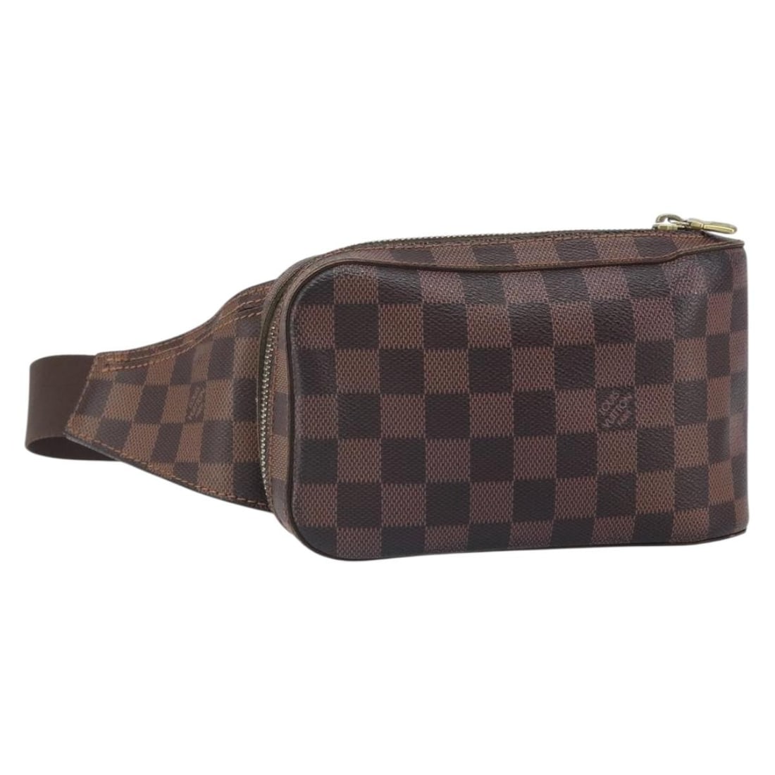 Louis Vuitton Geronimos Damier Ebene Canvas Shoulder Bag N51994: Louis Vuitton Geronimos Damier Ebene Canvas Shoulder Bag N51994 This is a Louis Vuitton Damier Ebene Geronimos shoulder bag crafted from Damier Ebene canvas. The bag features a main compartment and an