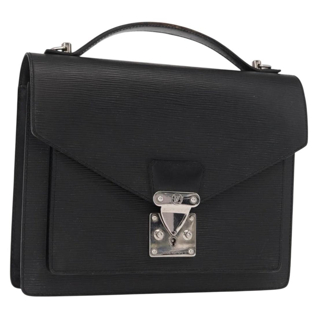 Louis Vuitton Monceau 28 Epi Leather Black Handbag M52122 France (1 of 18)