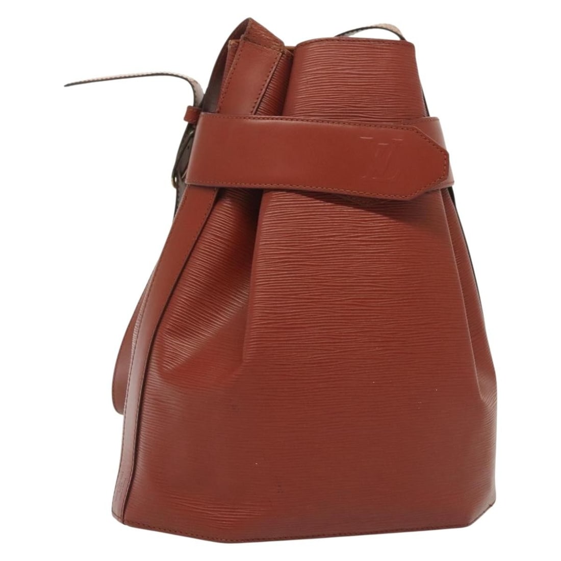 Louis Vuitton Epi Sac Depaule GM Shoulder Bag Brown M80193 Authentic France (1 of 18)
