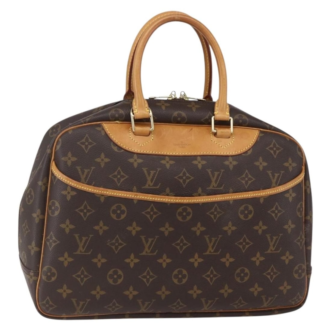 LOUIS VUITTON Monogram Deauville Hand Bag M47270 Auth MB0090 (1 of 18)
