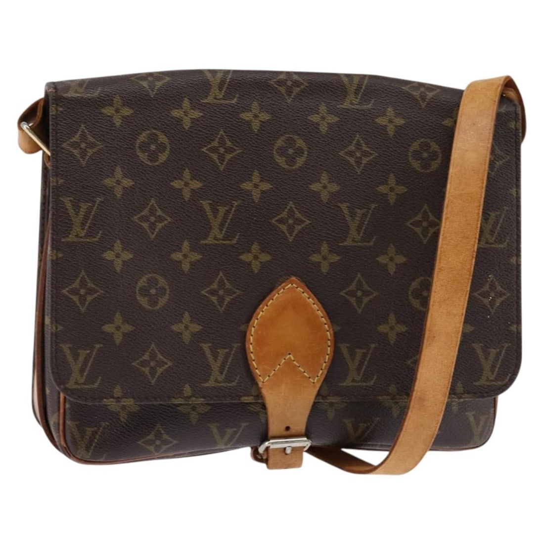 LOUIS VUITTON Monogram Cartouchiere GM Shoulder Bag M51252 Auth: LOUIS VUITTON Monogram Cartouchiere GM Shoulder Bag M51252 Auth The LOUIS VUITTON Monogram Cartouchiere GM Shoulder Bag M51252 is a stylish and practical accessory crafted from durable Monogram Canvas