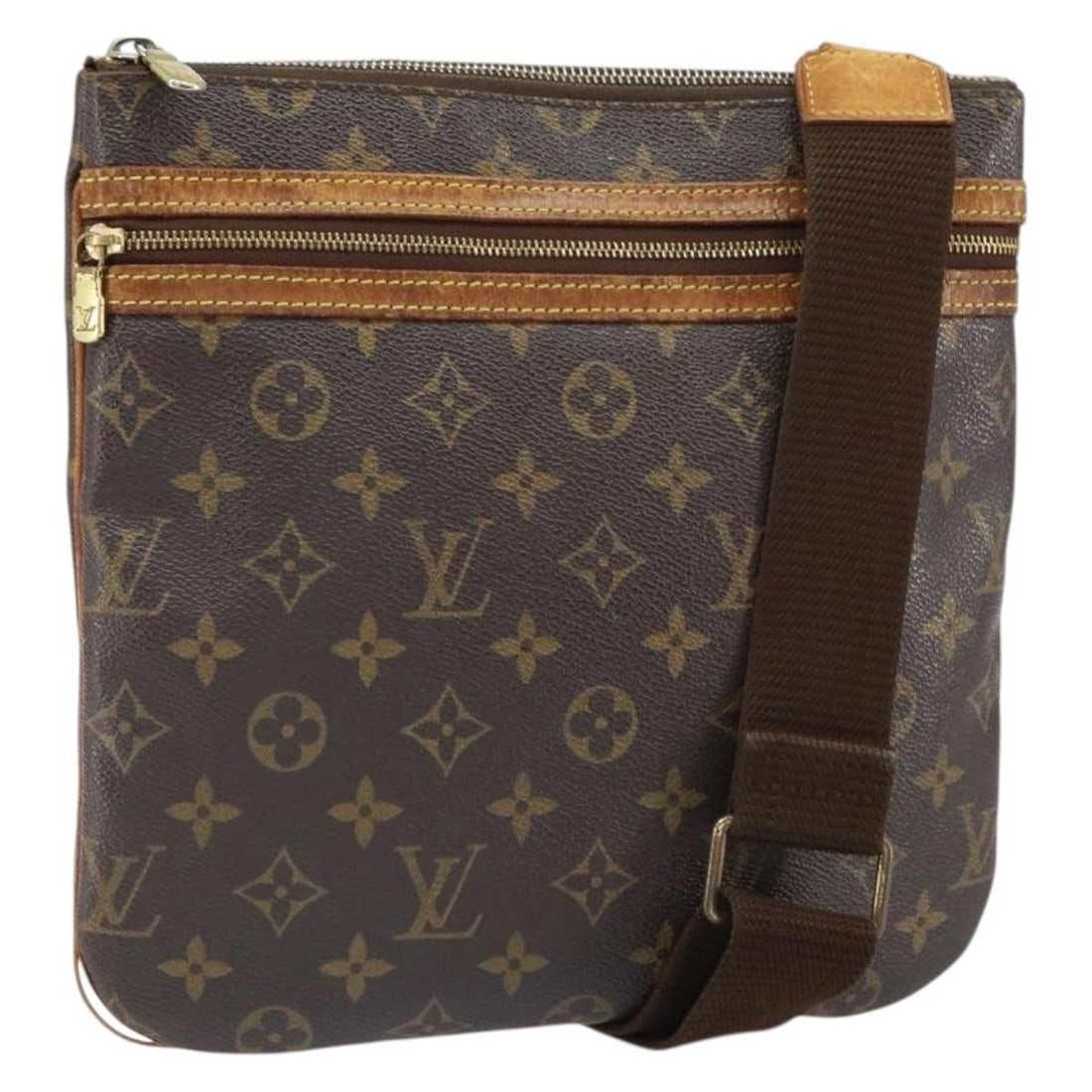 Monogram Canvas Pochette Bosphore Shoulder Bag by Louis Vuitton M40044: Monogram Canvas Pochette Bosphore Shoulder Bag by Louis Vuitton M40044 This is a Louis Vuitton Monogram Pochette Bosphore shoulder bag, crafted from monogram canvas with an adjustable strap. The bag i