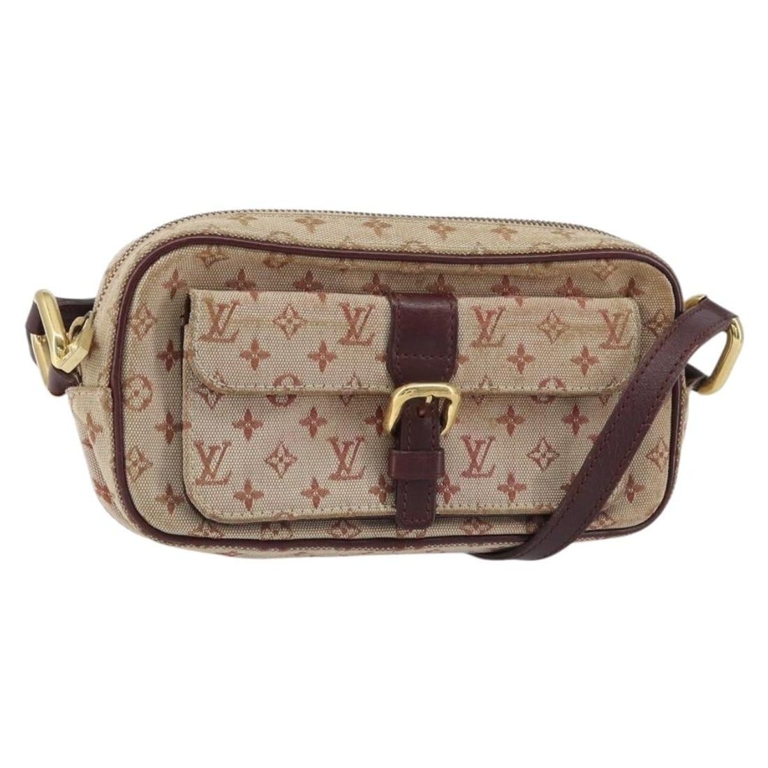 Louis Vuitton Juliet MM Monogram Mini Canvas Shoulder Bag Red M92219: Louis Vuitton Juliet MM Monogram Mini Canvas Shoulder Bag Red M92219 This Louis Vuitton Monogram Mini Juliet MM Shoulder Bag in red features the iconic Monogram Mini Canvas exterior. It is designed as