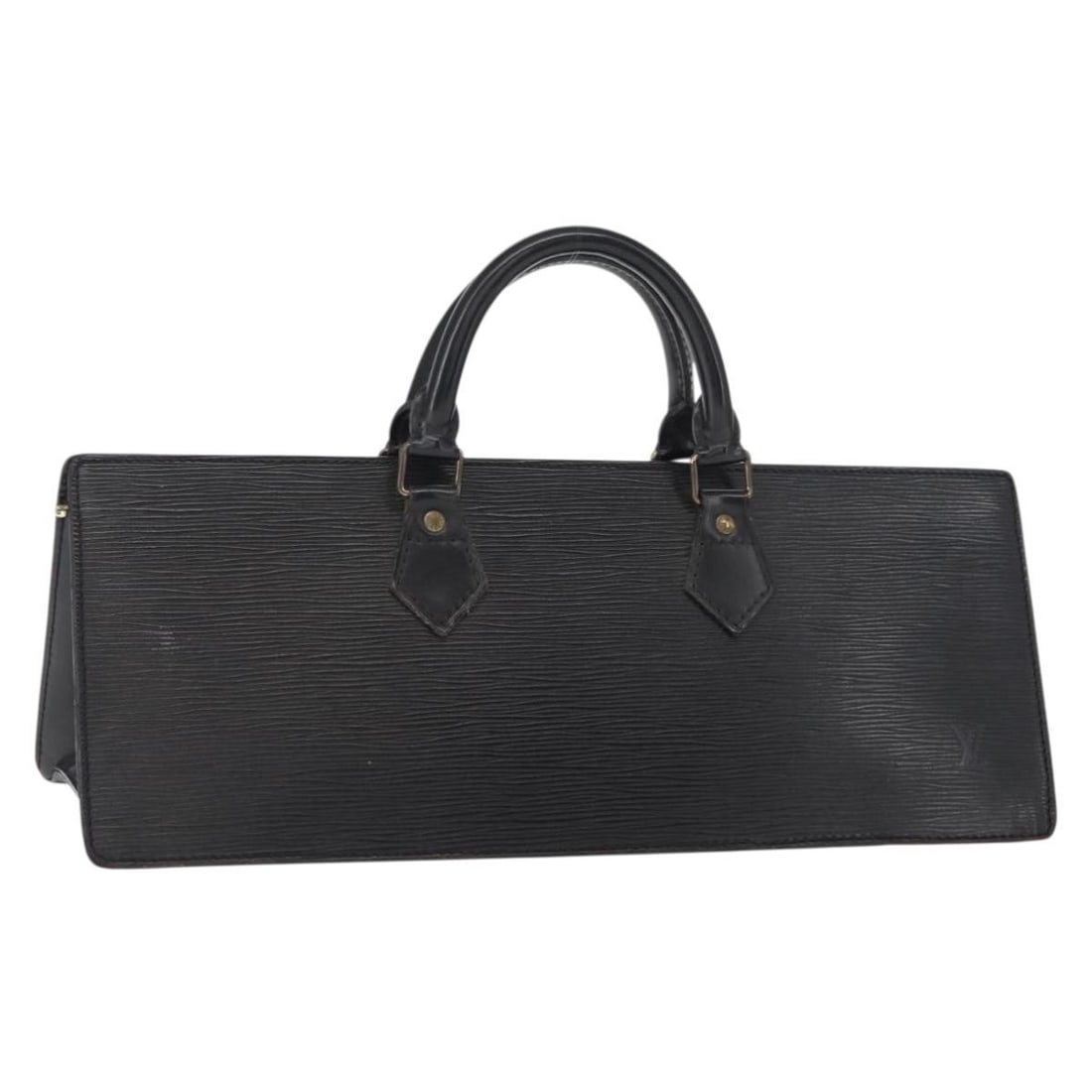 Louis Vuitton Epi Sac Triangle Hand Bag Black M52092 Authentic (1 of 18)