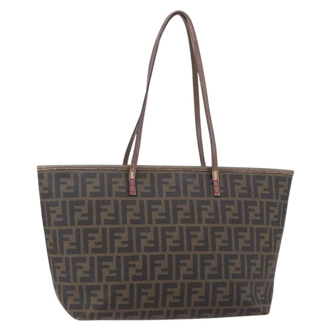 FENDI Zucca Canvas Tote Bag Black Brown Made in Italy: FENDI Zucca Canvas Tote Bag Black Brown Made in Italy Elevate your accessory collection with this authentic FENDI Zucca Canvas Tote Bag, featuring a stylish black and brown color scheme. Crafted in It