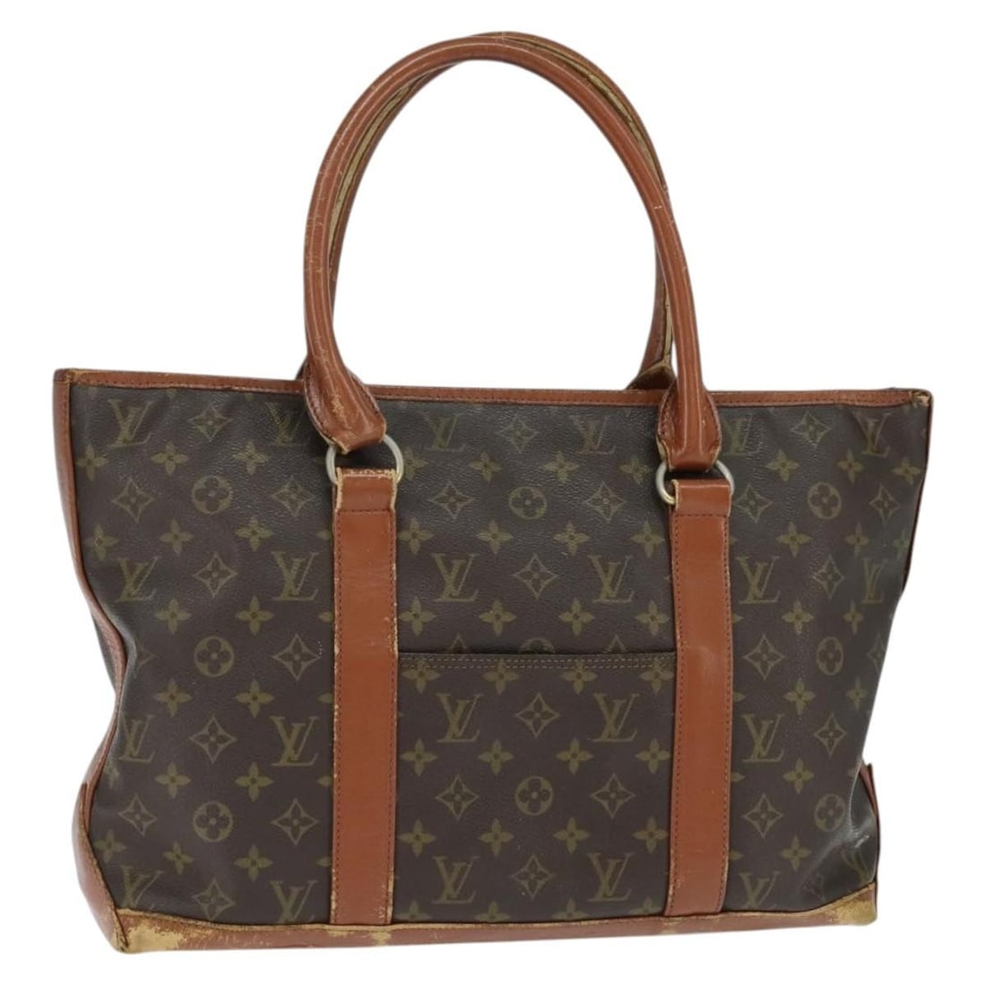 LOUIS VUITTON Monogram Sac Weekend PM Hand Bag M42425 Authenticated (1 of 18)