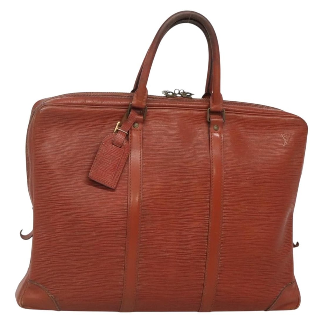 LOUIS VUITTON Brown Epi Porte Documents Voyage Business Bag M54478 Auth (1 of 18)