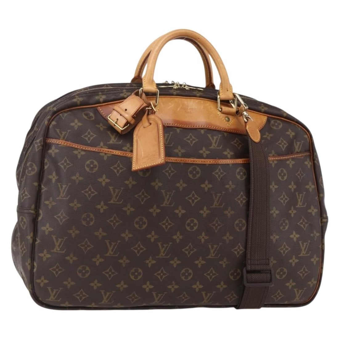 LOUIS VUITTON Monogram Alize 24H Boston Bag M41399 France Auth (1 of 18)