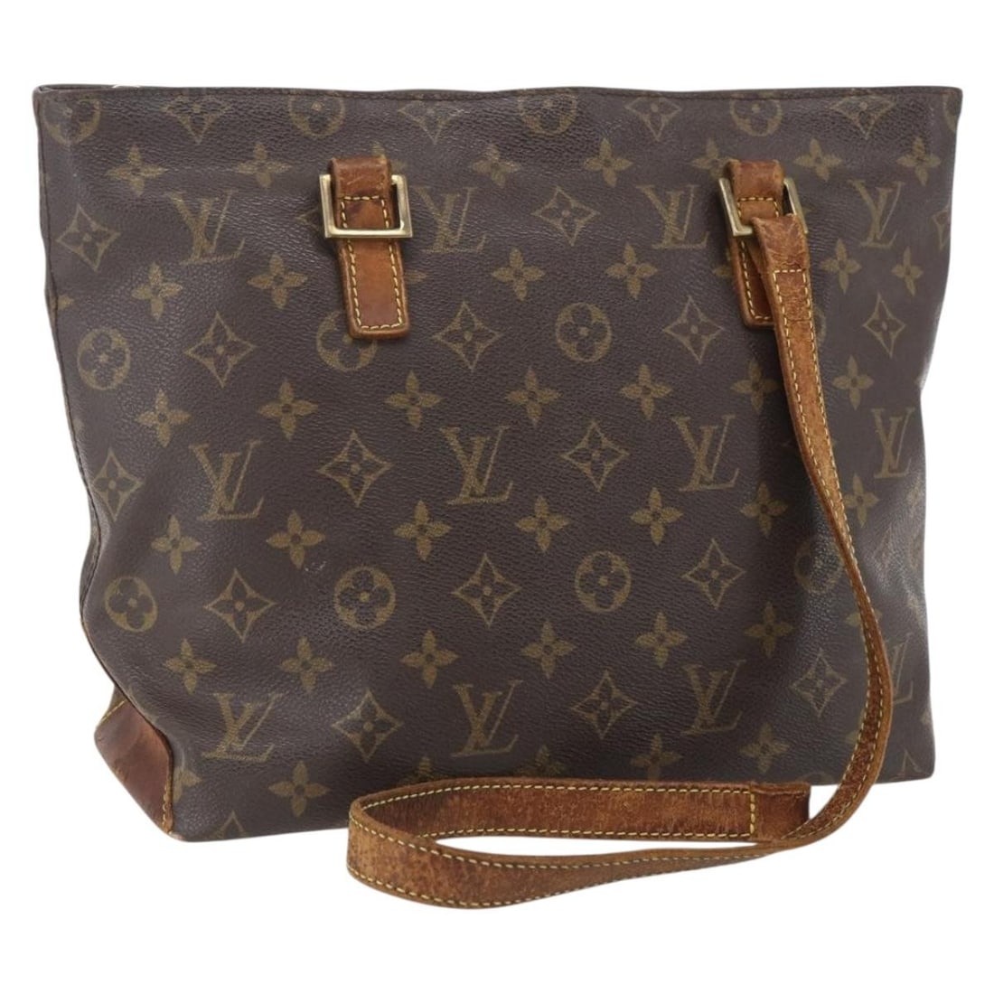 Louis Vuitton Cabas Piano Monogram Canvas Tote Bag M51148 France: Louis Vuitton Cabas Piano Monogram Canvas Tote Bag M51148 France This Louis Vuitton Monogram Cabas Piano tote bag is crafted from signature monogram canvas with a monogram color scheme. The bag featur