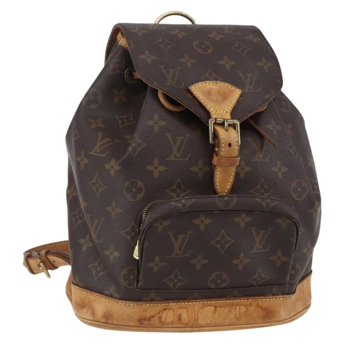 LOUIS VUITTON Monogram Montsouris MM Backpack M51136 Auth France (1 of 18)
