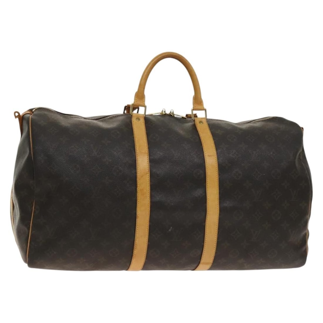 LOUIS VUITTON Monogram Keepall Bandouliere 55 Bag M41414 Auth France: LOUIS VUITTON Monogram Keepall Bandouliere 55 Bag M41414 Auth France The LOUIS VUITTON Monogram Keepall Bandouliere 55 Boston Bag (M41414) is a stylish and versatile travel accessory. Crafted from dur