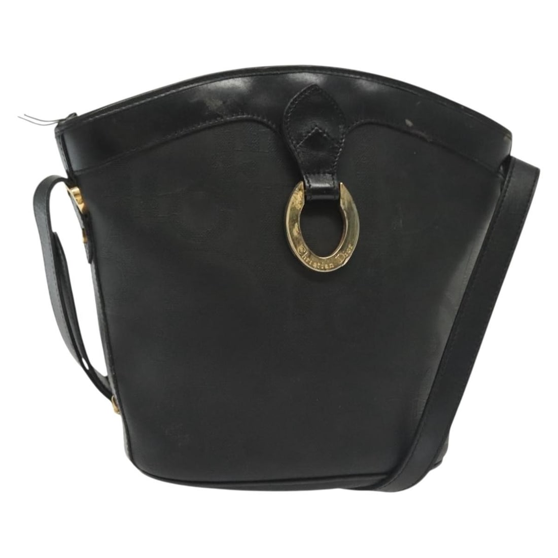 Christian Dior Trotter Canvas Shoulder Bag Black Gold Made in France: Christian Dior Trotter Canvas Shoulder Bag Black Gold Made in France The Christian Dior Trotter Canvas Shoulder Bag is a luxurious accessory that combines elegance with practicality. Crafted in France