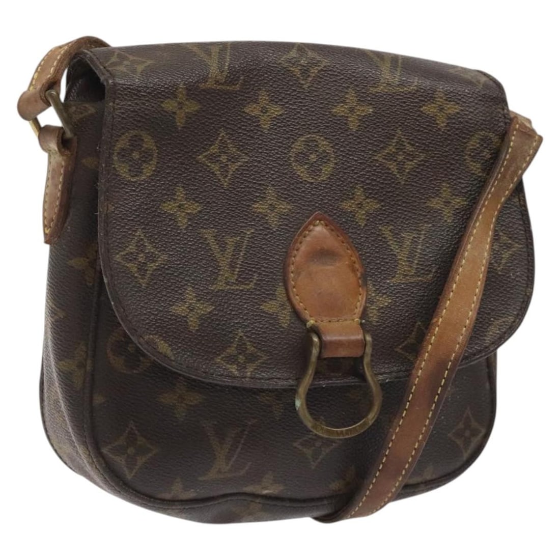 LOUIS VUITTON Monogram Saint Cloud MM Shoulder Bag M51243 Authentic: LOUIS VUITTON Monogram Saint Cloud MM Shoulder Bag M51243 Authentic This LOUIS VUITTON Monogram Saint Cloud MM Shoulder Bag (M51243) is a stylish and functional accessory crafted from durable Monogram