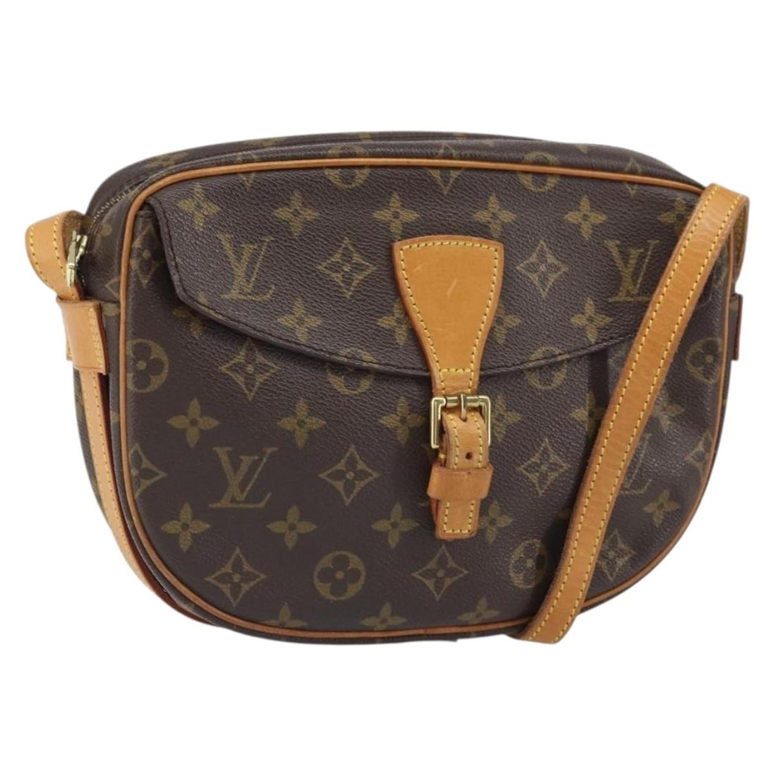 Louis Vuitton Jeune Fille MM Monogram Canvas Shoulder Bag M51226 France: Louis Vuitton Jeune Fille MM Monogram Canvas Shoulder Bag M51226 France This LOUIS VUITTON Jeune Fille MM shoulder bag features the iconic Monogram canvas exterior and an adjustable shoulder strap. Th