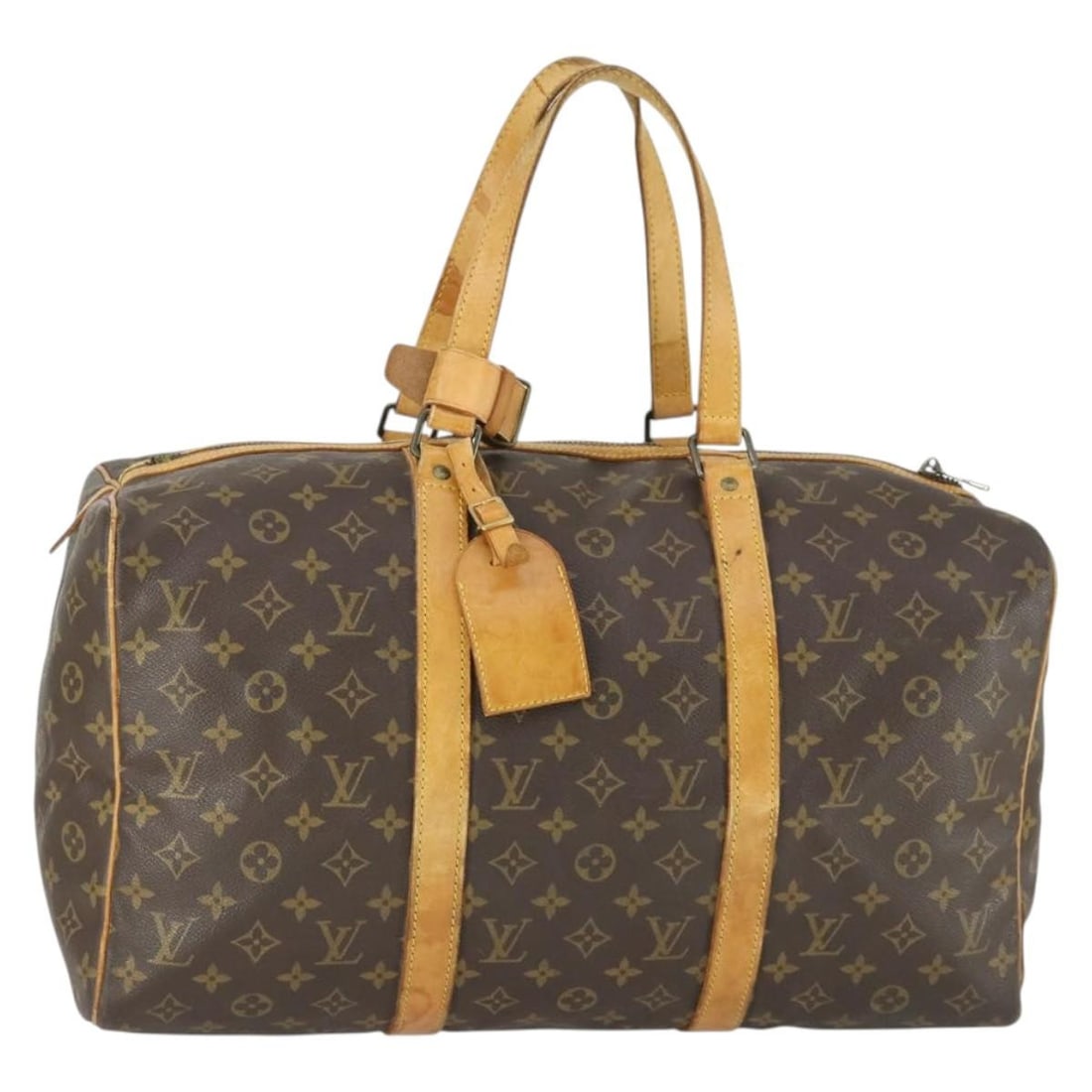 Monogram Canvas Sac Souple 45 Boston Bag by Louis Vuitton M41624: Monogram Canvas Sac Souple 45 Boston Bag by Louis Vuitton M41624 This Louis Vuitton Monogram Sac Souple 45 Boston Bag features the classic Monogram Canvas exterior with natural leather accents. The ba