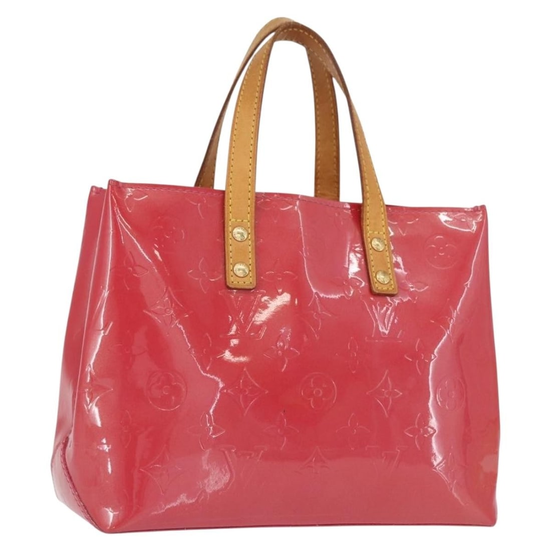 Louis Vuitton Reade PM Monogram Vernis Patent Leather Bag in Fran Boise: Louis Vuitton Reade PM Monogram Vernis Patent Leather Bag in Fran Boise This is a Louis Vuitton Monogram Vernis Reade PM handbag in the Fran Boise color. Crafted from patent leather, it features a com
