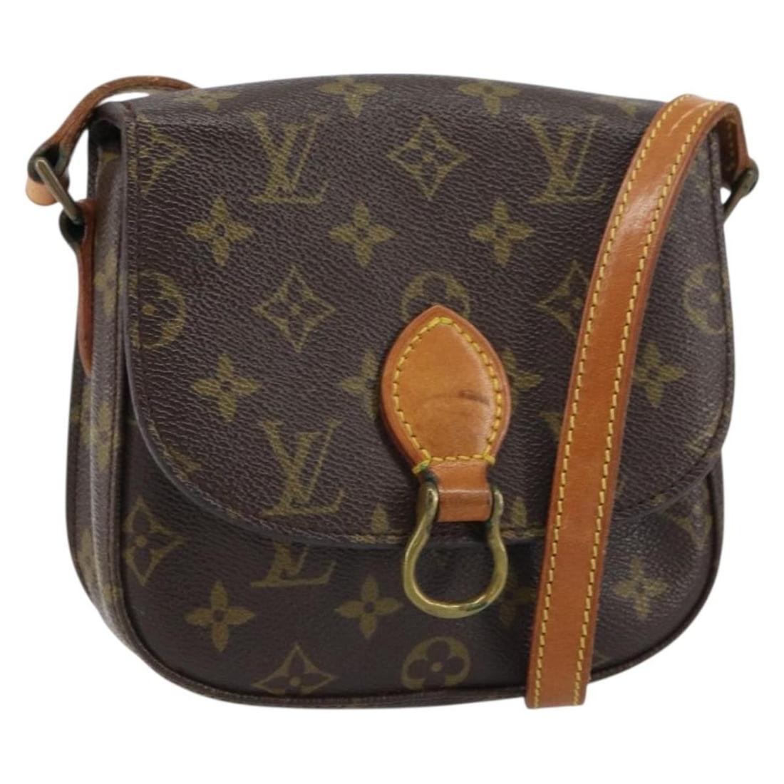 Louis Vuitton Saint Cloud PM Monogram Canvas Shoulder Bag M51244 France: Louis Vuitton Saint Cloud PM Monogram Canvas Shoulder Bag M51244 France This Louis Vuitton Monogram Saint Cloud PM is a shoulder bag crafted from the brand's signature monogram canvas. Made in France,