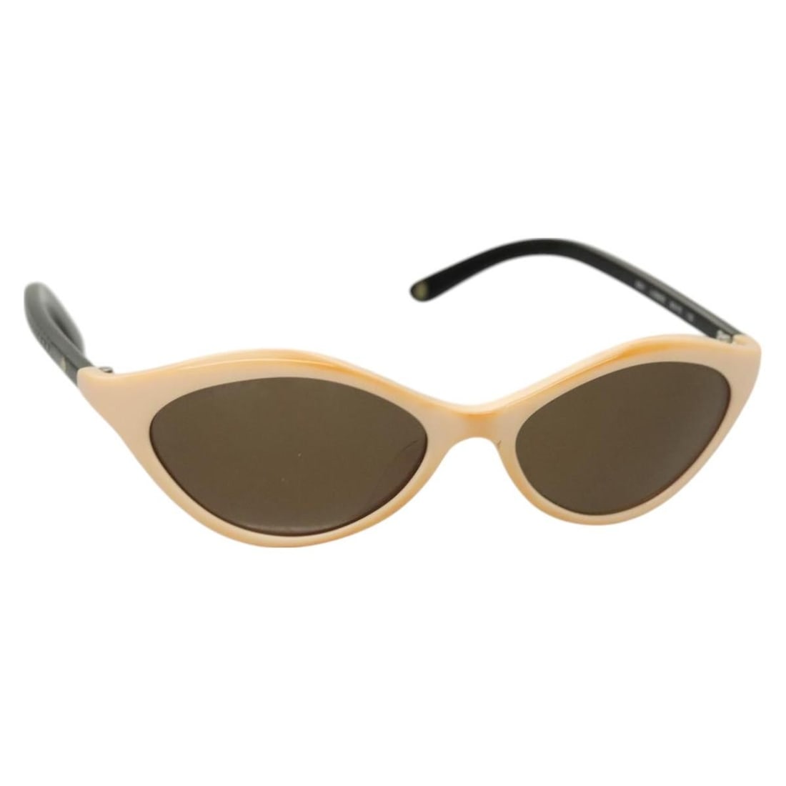 CHANEL Beige Sunglasses Plastic Made in Italy Auth SW1020 (1 of 10)