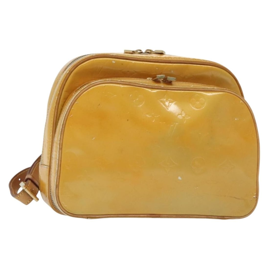 LOUIS VUITTON Monogram Vernis Marley Backpack Gris M91038 Auth (1 of 18)