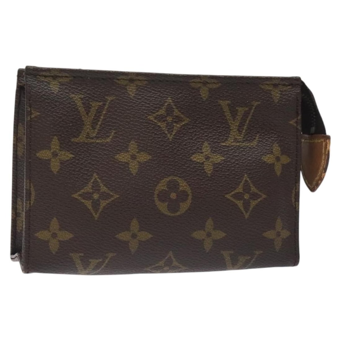 LOUIS VUITTON Monogram Poche Toilette 15 Pouch M47546 Auth France: LOUIS VUITTON Monogram Poche Toilette 15 Pouch M47546 Auth France Introducing the LOUIS VUITTON Monogram Poche Toilette 15 Pouch, a stylish accessory crafted from durable Monogram Canvas. This pouch f