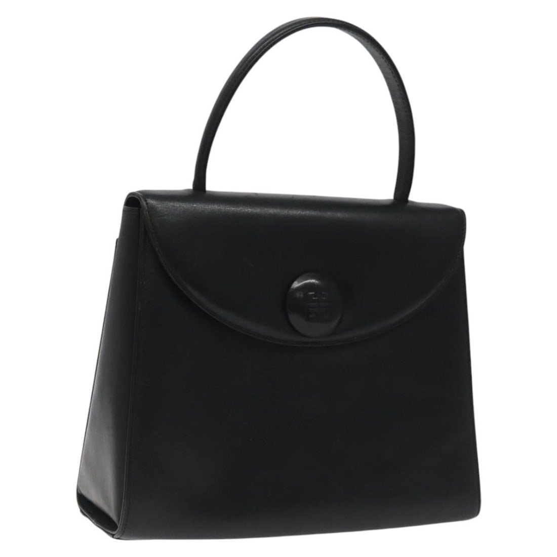 GIVENCHY Black Leather Hand Bag Made in Japan (1 of 18)