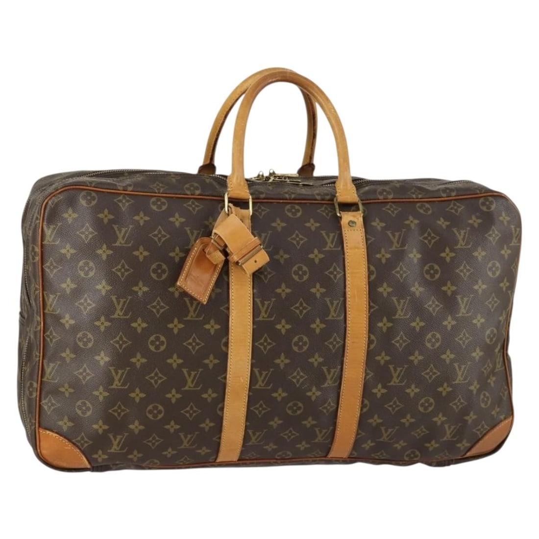 Louis Vuitton M41383 Monogram Canvas Earl Boston Bag with Name Tag: Louis Vuitton M41383 Monogram Canvas Earl Boston Bag with Name Tag This Louis Vuitton Monogram Sac 54H Earl Boston Bag features the iconic Monogram canvas exterior and is designed in the classic Bosto