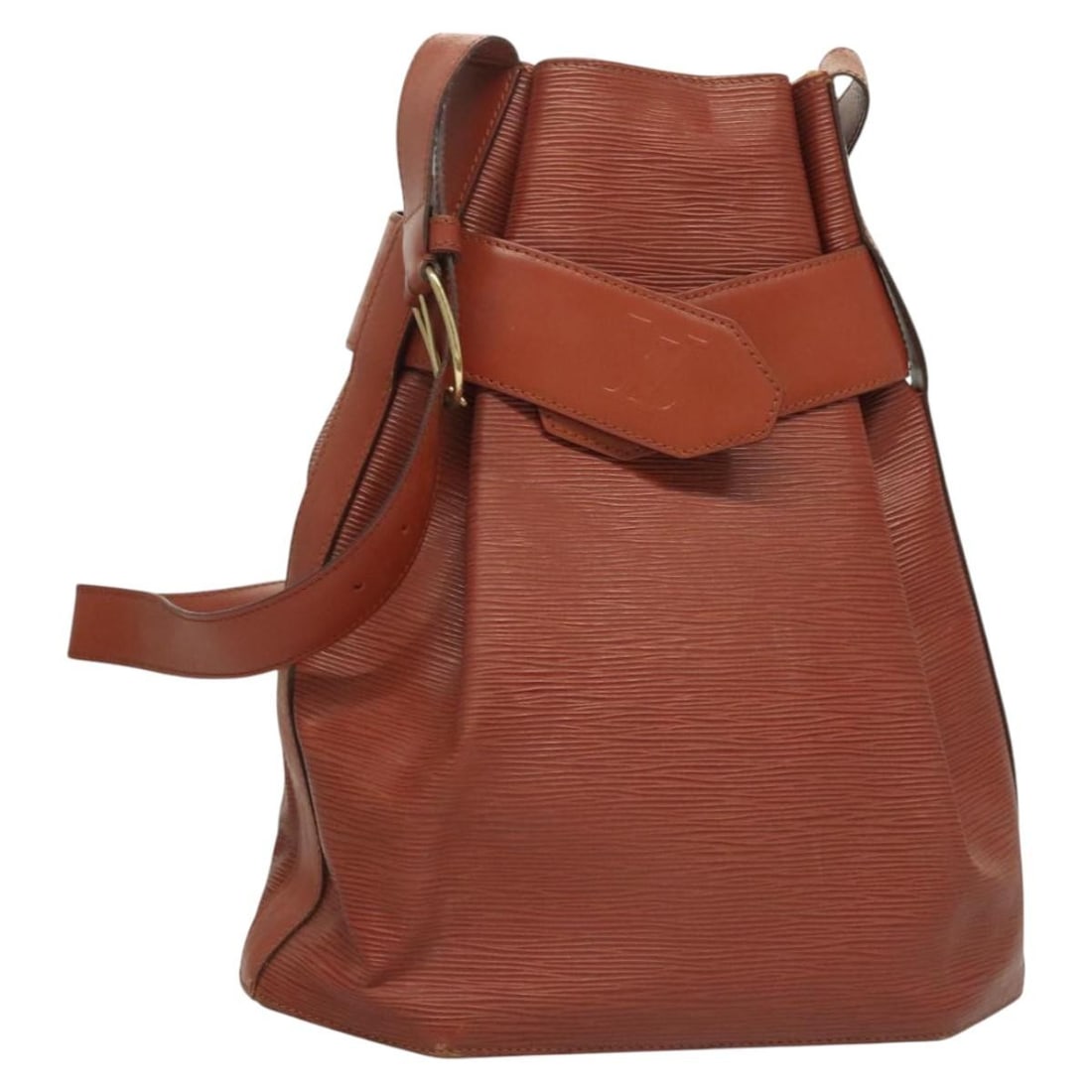 LOUIS VUITTON Epi Sac Depaule GM Brown Shoulder Bag M80193 Auth (1 of 18)