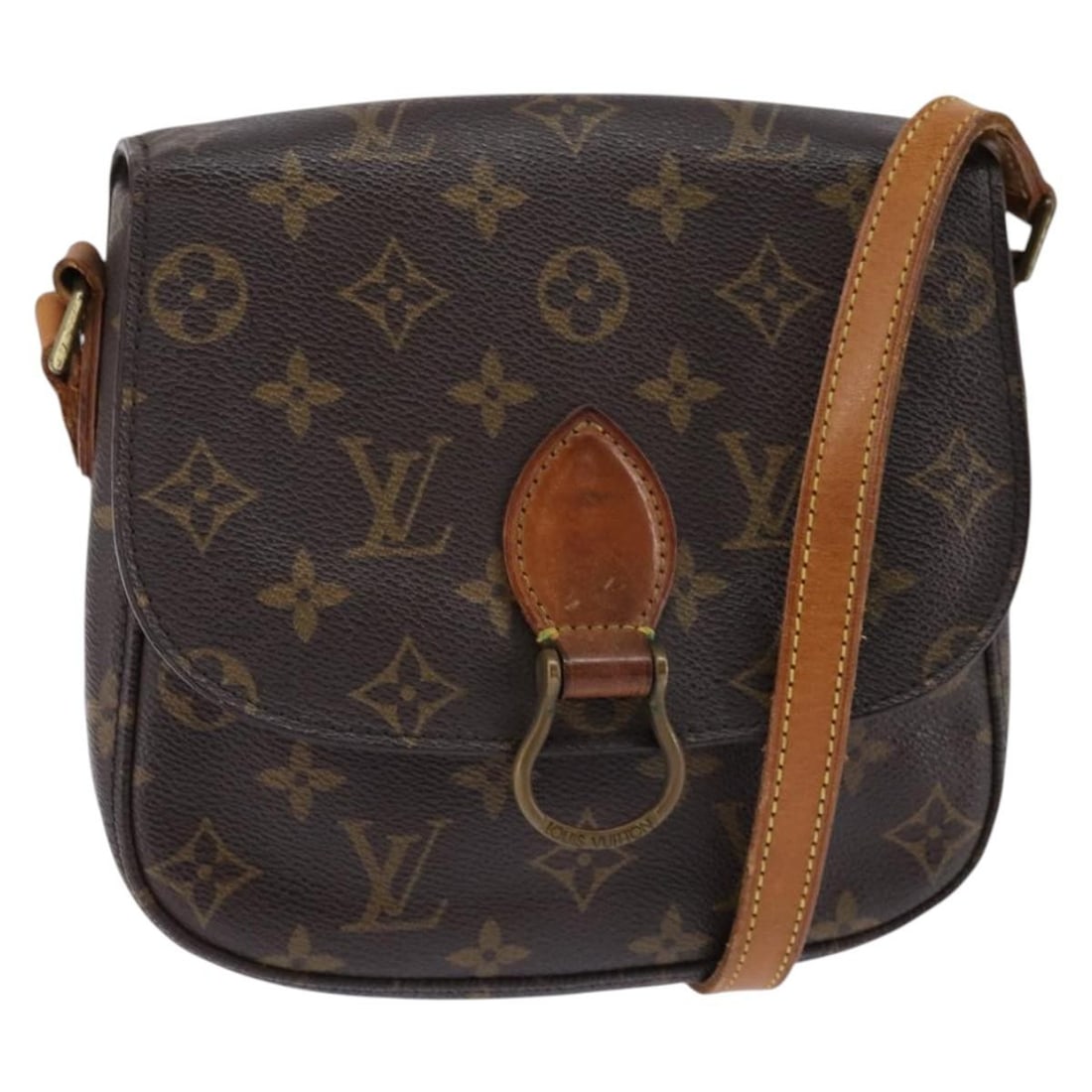 LOUIS VUITTON Monogram Saint Cloud MM Shoulder Bag M51243 Auth: LOUIS VUITTON Monogram Saint Cloud MM Shoulder Bag M51243 Auth The LOUIS VUITTON Monogram Saint Cloud MM Shoulder Bag is a stylish accessory that showcases the iconic Monogram Canvas exterior. This sh