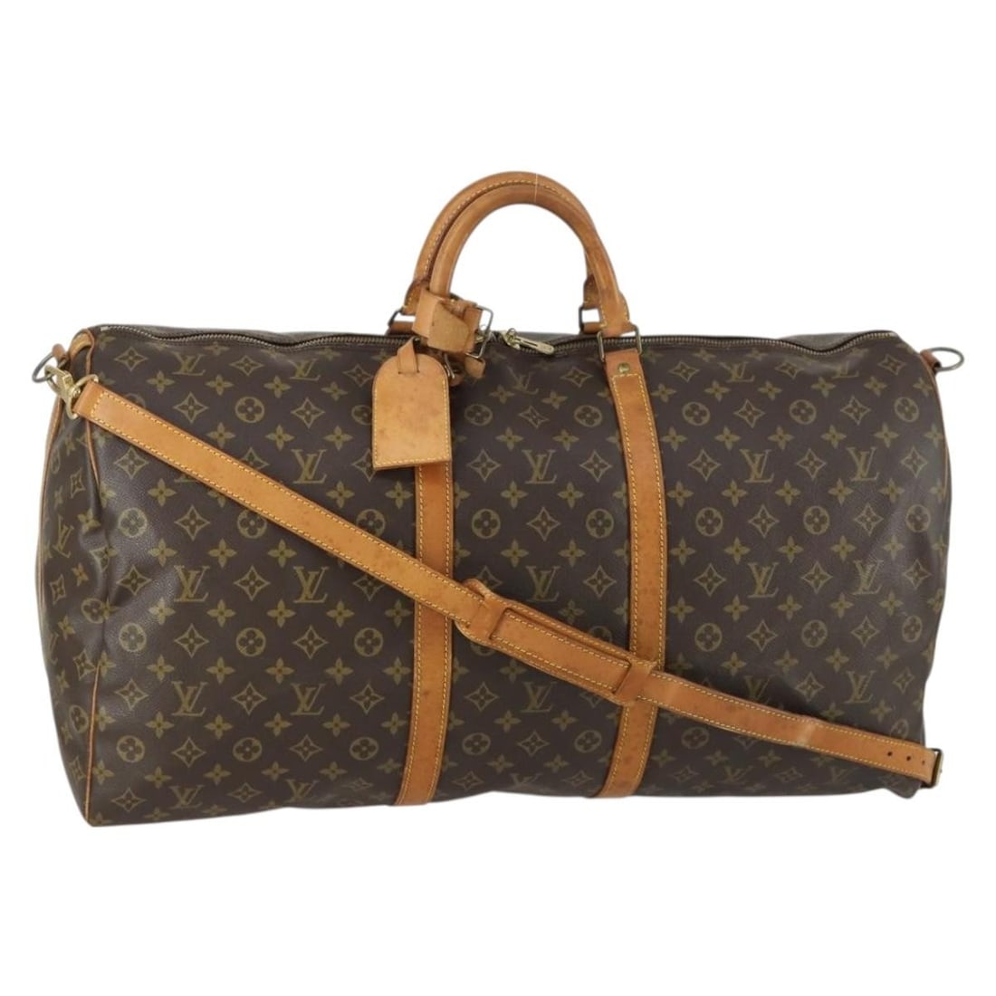 Louis Vuitton Keepall Bandouliere 60 Monogram Canvas Boston Travel Bag M41412: Louis Vuitton Keepall Bandouliere 60 Monogram Canvas Boston Travel Bag M41412 This Louis Vuitton Monogram Keepall Bandouliere 60 Boston Bag features the iconic Monogram Canvas and comes from France. T
