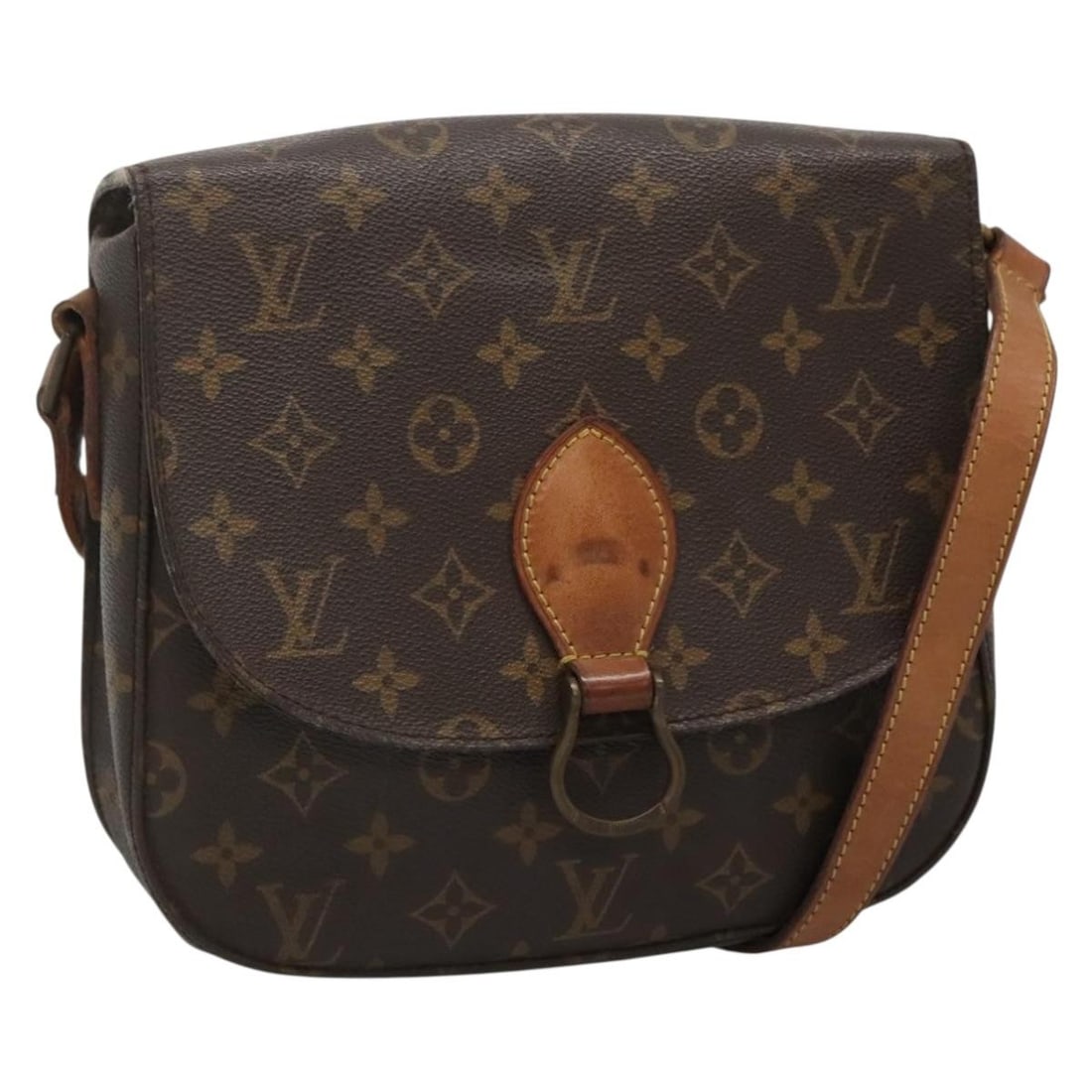 LOUIS VUITTON Monogram Saint Cloud GM Shoulder Bag M51242 Authentic France: LOUIS VUITTON Monogram Saint Cloud GM Shoulder Bag M51242 Authentic France Introducing the LOUIS VUITTON Monogram Saint Cloud GM Shoulder Bag (M51242), a remarkable blend of style and functionality. C