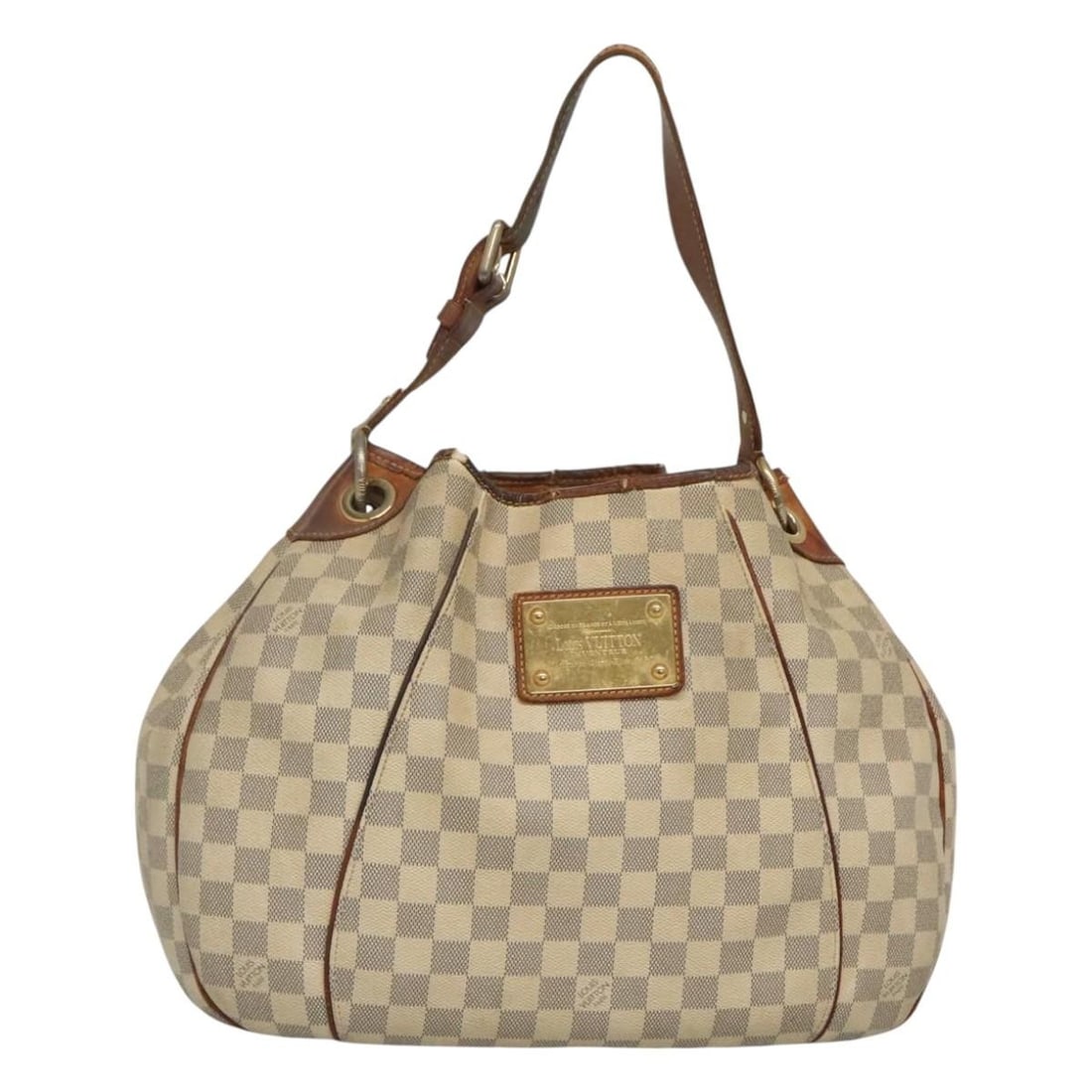LOUIS VUITTON Damier Azur Galliera PM Shoulder Bag N55215 Auth: LOUIS VUITTON Damier Azur Galliera PM Shoulder Bag N55215 Auth This authentic LOUIS VUITTON Damier Azur Galliera PM Shoulder Bag is a stylish accessory crafted from Damier Azur canvas, showcasing a cl