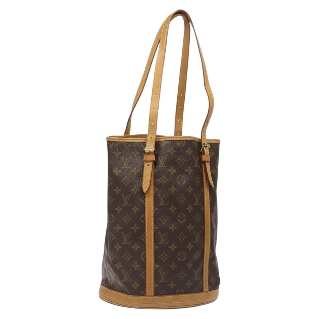 Louis Vuitton Monogram Canvas Bucket GM M42236 Shoulder Bag: Louis Vuitton Monogram Canvas Bucket GM M42236 Shoulder Bag This Louis Vuitton Monogram Bucket GM Shoulder Bag features the brand's iconic monogram canvas exterior with a spacious interior. Made in Fr