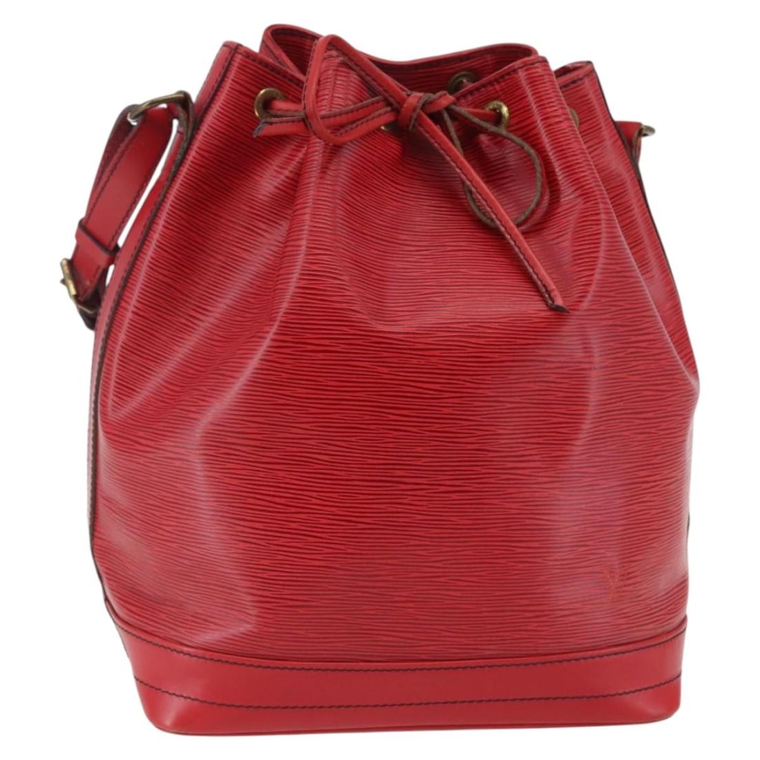 Louis Vuitton Epi Noe Red Shoulder Bag M44007 Authentic: Louis Vuitton Epi Noe Red Shoulder Bag M44007 Authentic This authentic Louis Vuitton Epi Noe Shoulder Bag in striking red is crafted from durable Epi leather, showcasing the brand's signature style. M