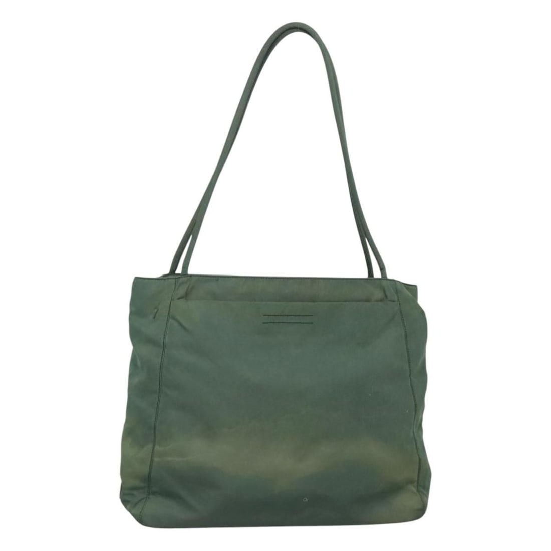 Authentic PRADA Khaki Nylon Tote Bag Made in Italy: Authentic PRADA Khaki Nylon Tote Bag Made in Italy Elevate your accessory collection with this authentic Prada Tote Bag, crafted from durable nylon in a stylish khaki color. Designed for practicality