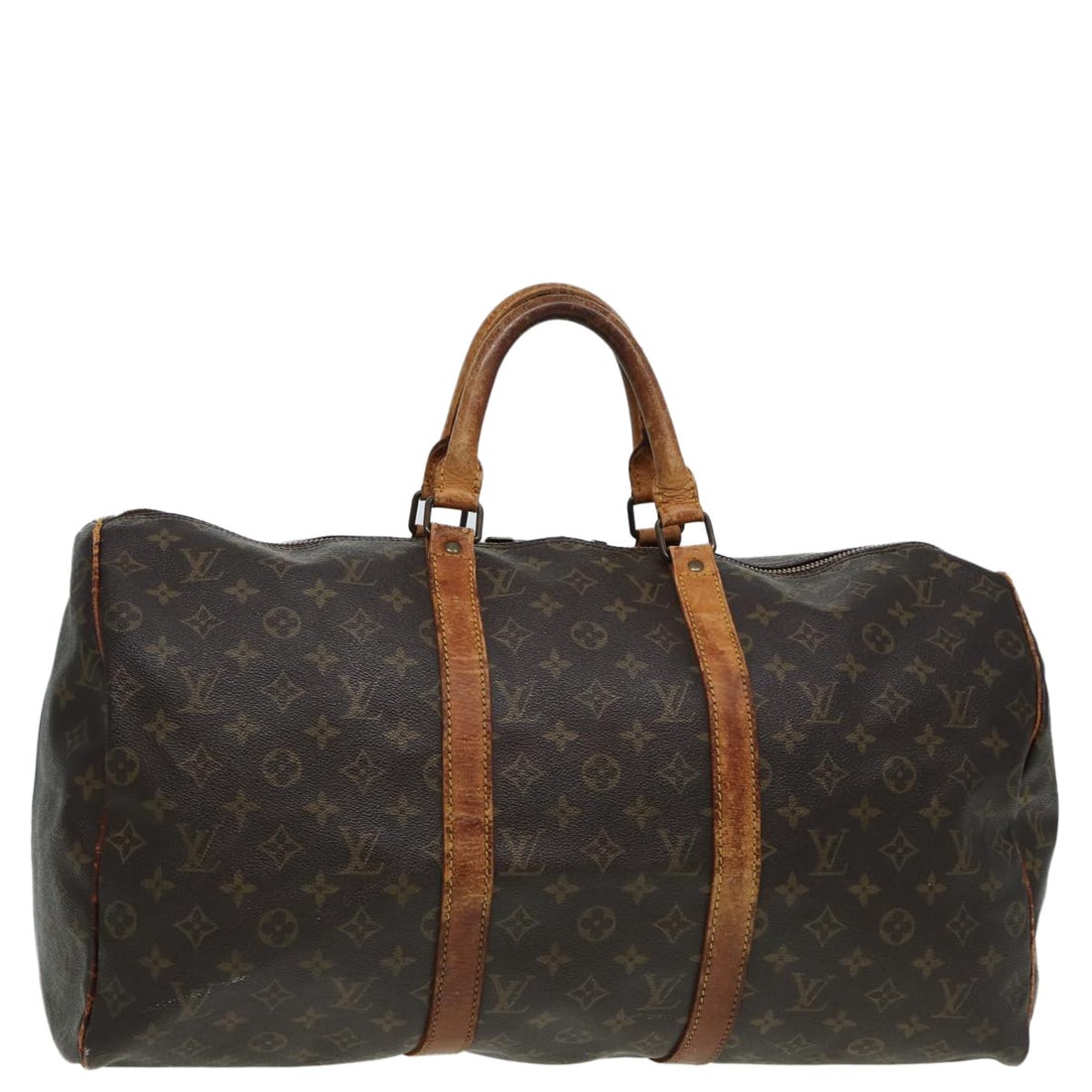 LOUIS VUITTON Monogram Keepall 50 Boston Bag M41426 France: LOUIS VUITTON Monogram Keepall 50 Boston Bag M41426 France Discover the iconic LOUIS VUITTON Monogram Keepall 50 Boston Bag, a timeless travel companion crafted from durable Monogram Canvas. This styl