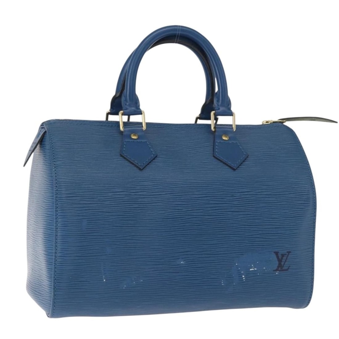 Louis Vuitton Epi Speedy 25 Hand Bag Toledo Blue M43015 Auth (1 of 18)