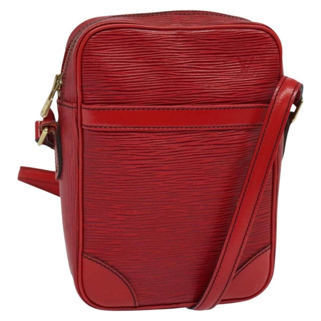 LOUIS VUITTON Epi Danube Red Shoulder Bag M45637 Auth MI8909 (1 of 18)