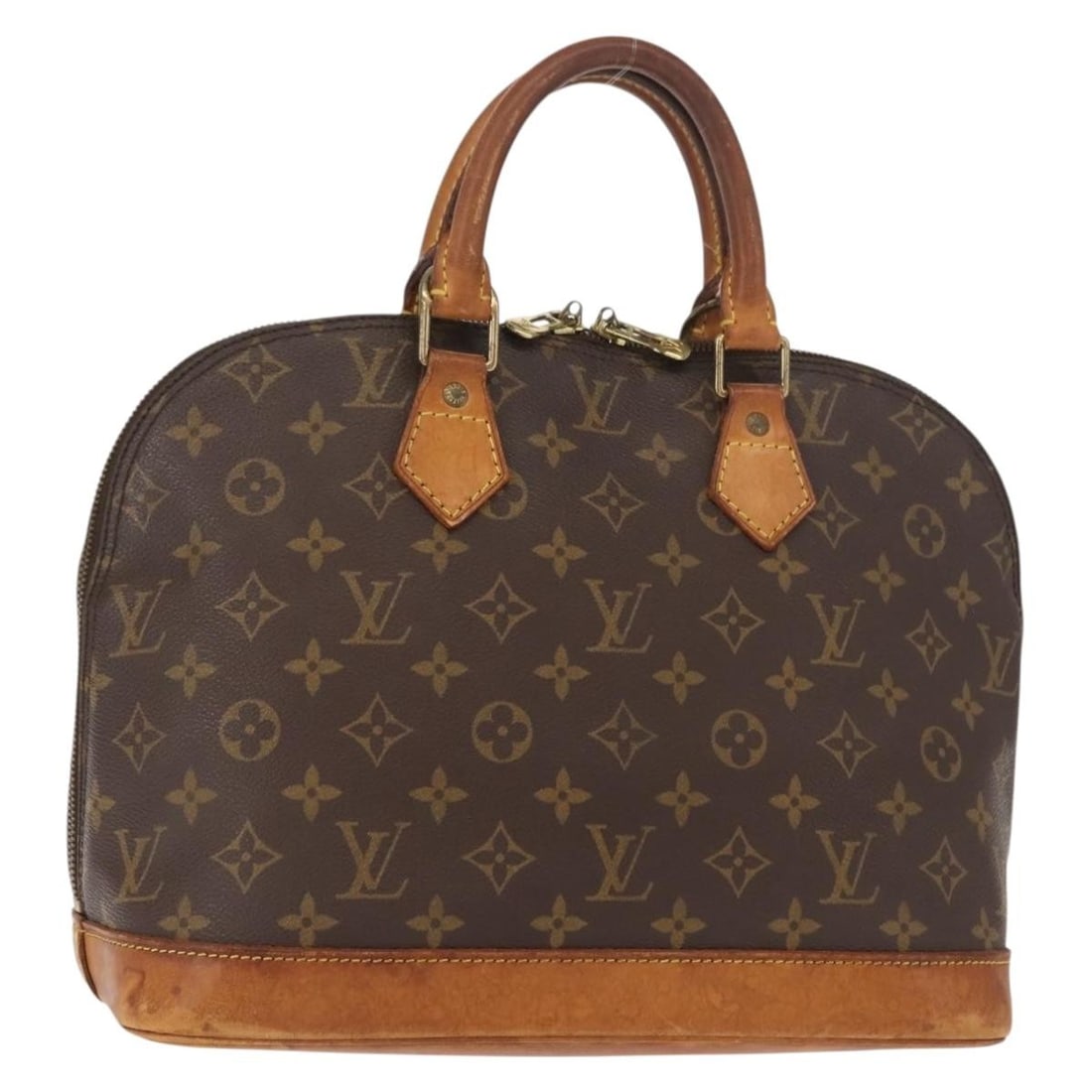 LOUIS VUITTON Monogram Alma Hand Bag M51130 Auth BA0955: LOUIS VUITTON Monogram Alma Hand Bag M51130 Auth BA0955 This iconic LOUIS VUITTON Monogram Alma Hand Bag (Model: M51130) is a classic accessory that showcases the brand's signature monogram canvas. Cr