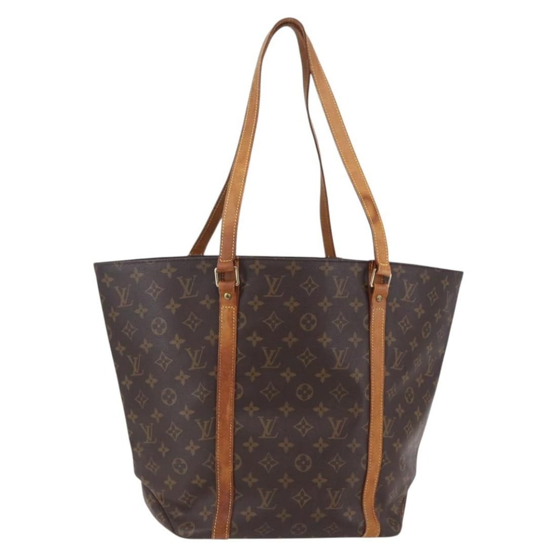 LOUIS VUITTON Monogram Sac Shopping Tote Bag M51108 Auth France: LOUIS VUITTON Monogram Sac Shopping Tote Bag M51108 Auth France This authentic LOUIS VUITTON Monogram Sac Shopping Tote Bag (Model M51108) is a stylish and practical accessory for any occasion. Crafte
