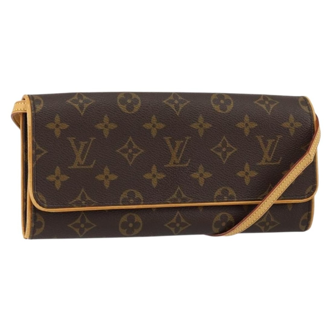 LOUIS VUITTON Monogram Pochette Twin GM Shoulder Bag M51852 Auth: LOUIS VUITTON Monogram Pochette Twin GM Shoulder Bag M51852 Auth The LOUIS VUITTON Monogram Pochette Twin GM Shoulder Bag is a stylish accessory that embodies the luxury of the Louis Vuitton brand. Cr