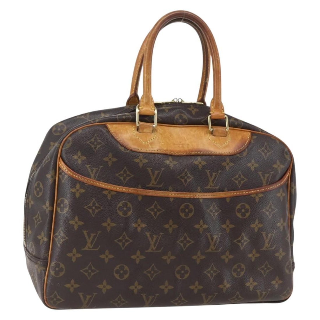 Louis Vuitton Deauville Monogram Canvas M47270 France Handbag: Louis Vuitton Deauville Monogram Canvas M47270 France Handbag This Louis Vuitton Monogram Deauville handbag is crafted from the brand's signature monogram canvas. The bag features a spacious design wi